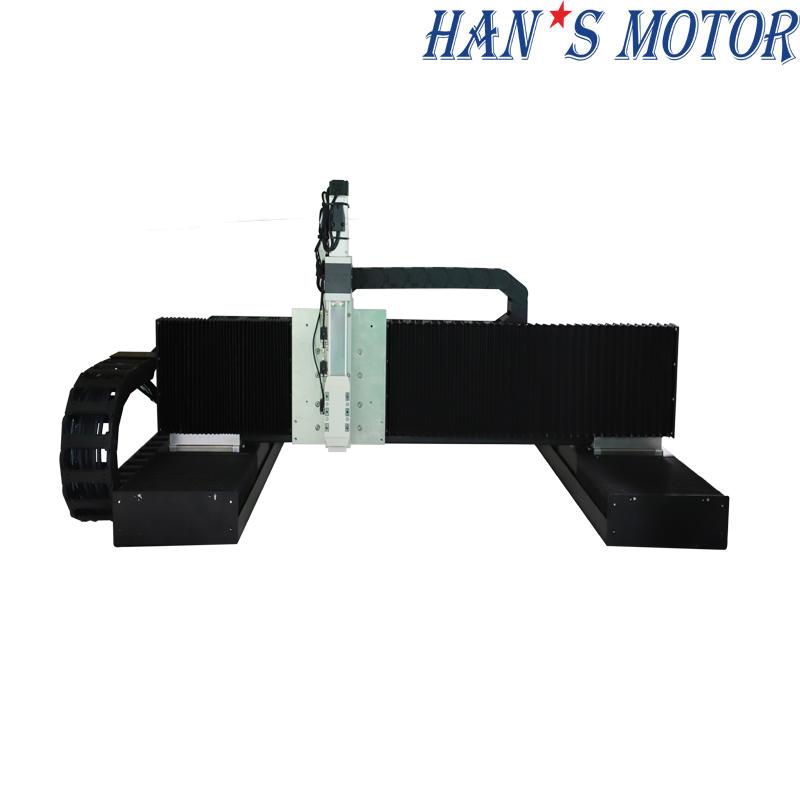 Linear stage with magnetic linear motor